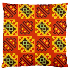 Squares And Other Shapes Pattern                                                 Standard Flano Cushion Case (two Sides)