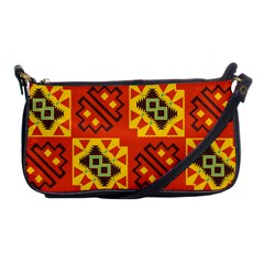 Squares And Other Shapes Pattern                                                       Shoulder Clutch Bag by LalyLauraFLM