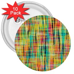 Yellow Blue Red Stripes                                                        3  Button (10 Pack)