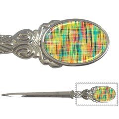 Yellow Blue Red Stripes                                                        Letter Opener by LalyLauraFLM