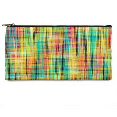 Yellow Blue Red Stripes                                                  Pencil Case