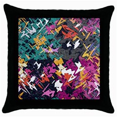 Misc Shapes                                                         Throw Pillow Case (black) by LalyLauraFLM