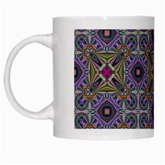 Vintage Abstract Unique Original White Mugs by Simbadda