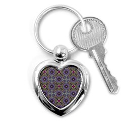 Vintage Abstract Unique Original Key Chains (heart)  by Simbadda