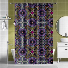 Vintage Abstract Unique Original Shower Curtain 48  x 72  (Small) 