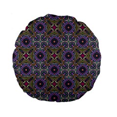 Vintage Abstract Unique Original Standard 15  Premium Flano Round Cushions