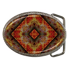 Autumn Kaleidoscope Art Pattern Belt Buckles