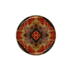 Autumn Kaleidoscope Art Pattern Hat Clip Ball Marker (10 pack)