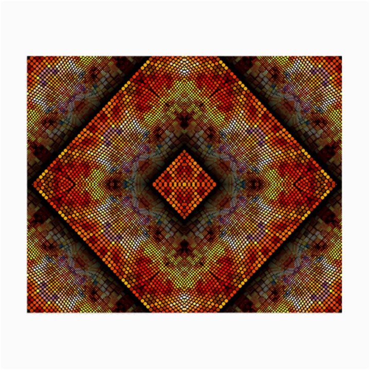 Autumn Kaleidoscope Art Pattern Small Glasses Cloth (2-Side)