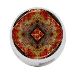 Autumn Kaleidoscope Art Pattern 4-Port USB Hub (Two Sides)