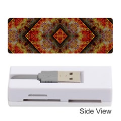 Autumn Kaleidoscope Art Pattern Memory Card Reader (Stick)