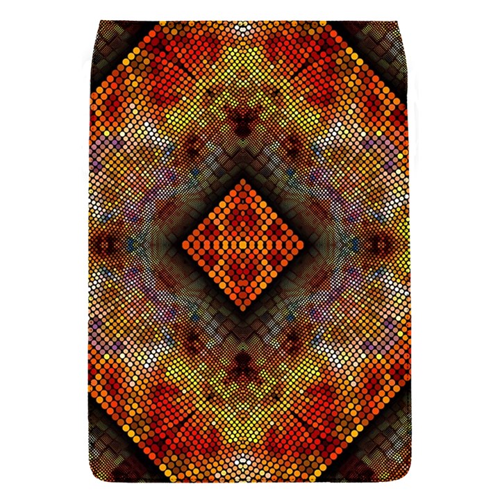 Autumn Kaleidoscope Art Pattern Removable Flap Cover (S)