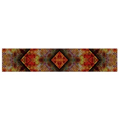 Autumn Kaleidoscope Art Pattern Small Flano Scarf