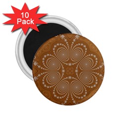 Fractal Pattern Decoration Abstract 2 25  Magnets (10 Pack)  by Simbadda