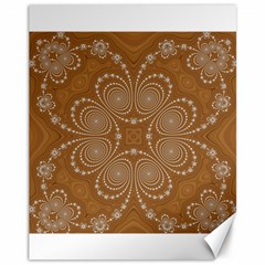 Fractal Pattern Decoration Abstract Canvas 11  X 14  by Simbadda