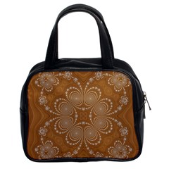 Fractal Pattern Decoration Abstract Classic Handbag (two Sides) by Simbadda