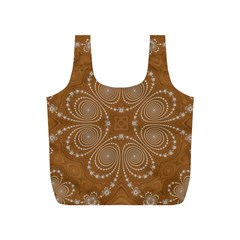 Fractal Pattern Decoration Abstract Full Print Recycle Bag (s) by Simbadda