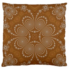 Fractal Pattern Decoration Abstract Standard Flano Cushion Case (one Side) by Simbadda