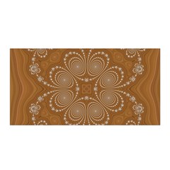 Fractal Pattern Decoration Abstract Satin Wrap by Simbadda