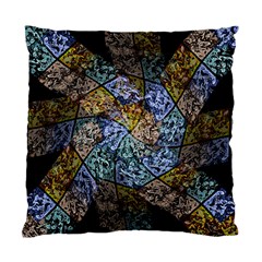 Multi Color Tile Twirl Octagon Standard Cushion Case (one Side) by Simbadda