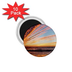 Sunset Beach Ocean Scenic 1 75  Magnets (10 Pack)  by Simbadda