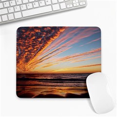 Sunset Beach Ocean Scenic Large Mousepads by Simbadda