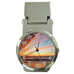 Sunset Beach Ocean Scenic Money Clip Watches by Simbadda