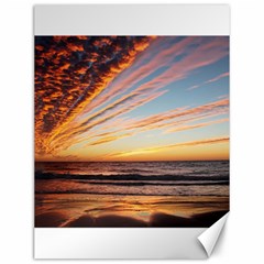 Sunset Beach Ocean Scenic Canvas 12  X 16  by Simbadda