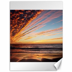 Sunset Beach Ocean Scenic Canvas 36  X 48  by Simbadda