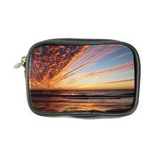 Sunset Beach Ocean Scenic Coin Purse by Simbadda