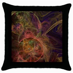 Abstract Colorful Art Design Throw Pillow Case (black)