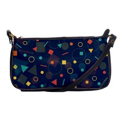 Background Backdrop Geometric Shoulder Clutch Bag by Celenk