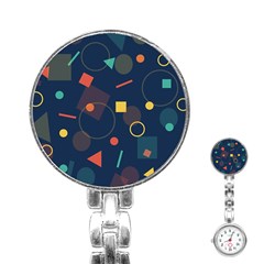 Background Backdrop Geometric Stainless Steel Nurses Watch by Celenk