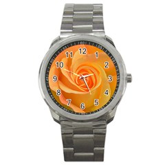 Flower Plant Rose Nature Garden Sport Metal Watch by Celenk