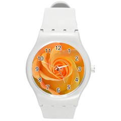 Flower Plant Rose Nature Garden Round Plastic Sport Watch (m) by Celenk