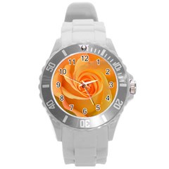 Flower Plant Rose Nature Garden Round Plastic Sport Watch (l) by Celenk