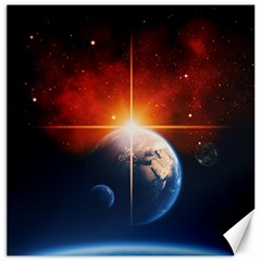 Earth Globe Planet Space Universe Canvas 20  X 20  by Celenk