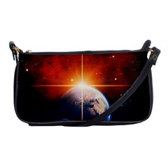 Earth Globe Planet Space Universe Shoulder Clutch Bag by Celenk