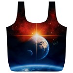 Earth Globe Planet Space Universe Full Print Recycle Bag (XL) Front