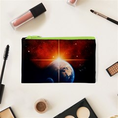 Earth Globe Planet Space Universe Cosmetic Bag (xs) by Celenk