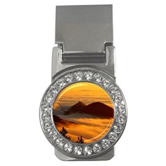 Fog Clouds Sea Of Fog Mountain Money Clips (cz)  by Celenk