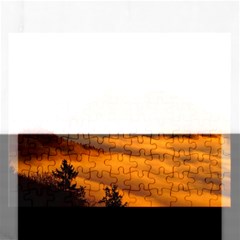 Fog Clouds Sea Of Fog Mountain Rectangular Jigsaw Puzzl by Celenk