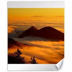 Fog Clouds Sea Of Fog Mountain Canvas 16  X 20  by Celenk