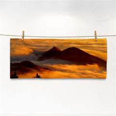 Fog Clouds Sea Of Fog Mountain Hand Towel