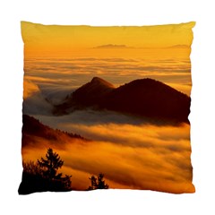 Fog Clouds Sea Of Fog Mountain Standard Cushion Case (two Sides) by Celenk