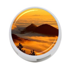 Fog Clouds Sea Of Fog Mountain 4-port Usb Hub (two Sides) by Celenk