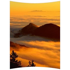 Fog Clouds Sea Of Fog Mountain Back Support Cushion by Celenk