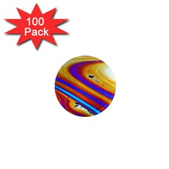 Soap Bubble Color Colorful 1  Mini Magnets (100 Pack)  by Celenk