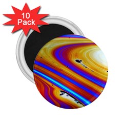 Soap Bubble Color Colorful 2 25  Magnets (10 Pack)  by Celenk