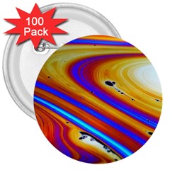 Soap Bubble Color Colorful 3  Buttons (100 Pack)  by Celenk